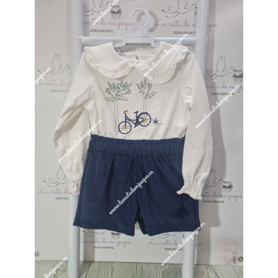 Conjunto Short Bicicleta Terciopelo