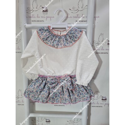 Conjunto Faldita Liberty Azul