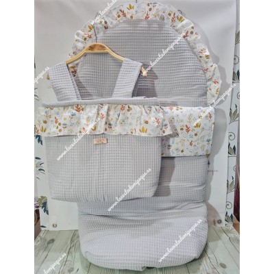 Pack Bolso y Saco Universal Waffle Gris Combi Koalas