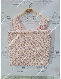 Bolso Pocket Cremallera Flores Tokyo