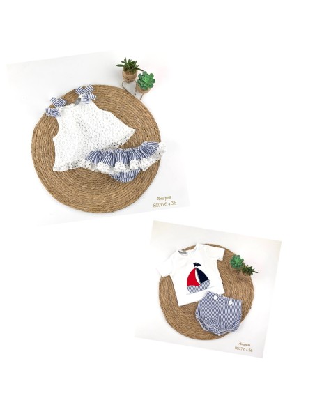Conjunto Pololo Velero Rayas Alma