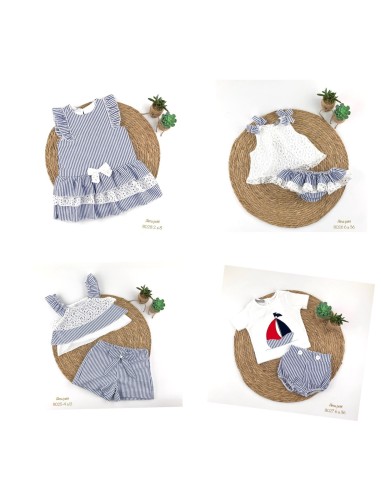 Conjunto Pololo Velero Rayas Alma