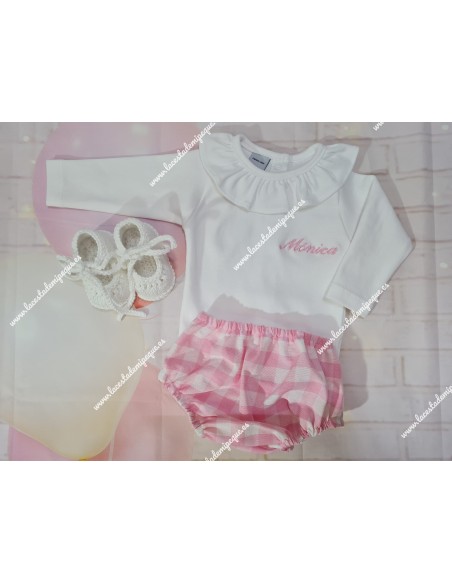 Braguita Cubrepañal Unisex Vichy Colores