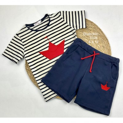 Conjunto Bermuda Marinero Diverchic