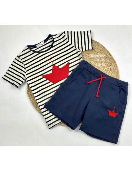 Conjunto Bermuda Marinero Diverchic
