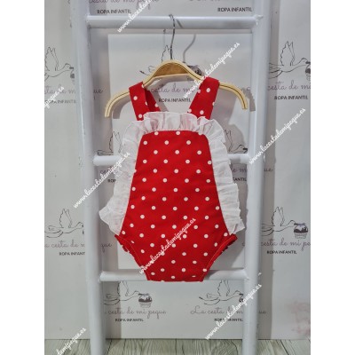 Ranita Flamenca Unisex Lunares Rojo