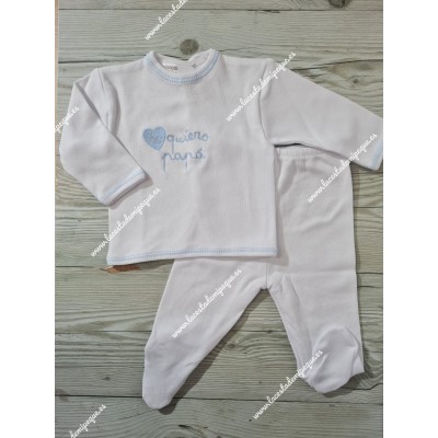 Conjunto Polaina Celeste Te Quiero Papá