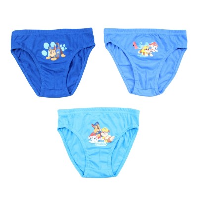 Pack 3 Calzoncillos Patrulla Canina Azul