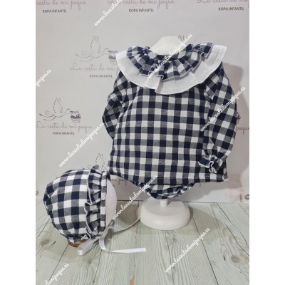 Jesusito Vichy Marino Cuadros-M M/L con Braguita y Capota