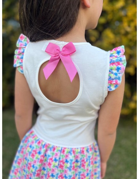 Vestido Mariposa Floral Jacquard
