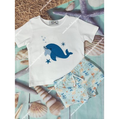 Conjunto Baño Niño Delfín