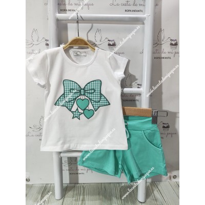 Conjunto Short Lazo Verde