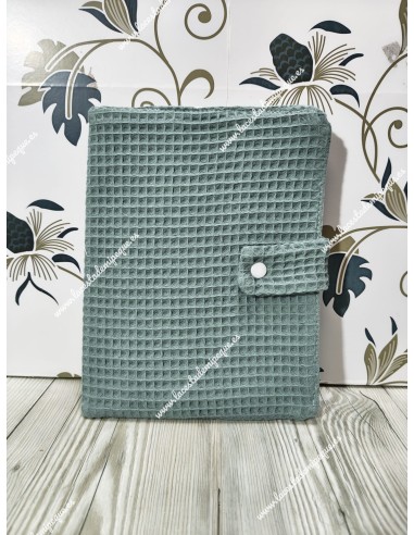 Porta-Documentos Waffle verde jade
