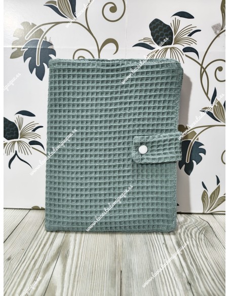 Porta-Documentos Waffle verde jade