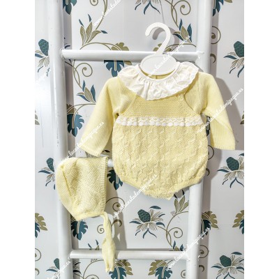 Conjunto Peto Hilo 3 Piezas Amarillo