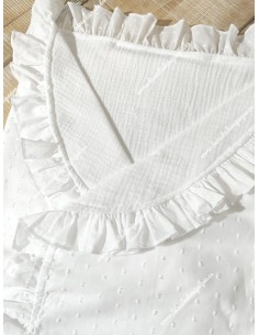 Arrullo Bebé Plumeti Blanco e Interior Bambula 2