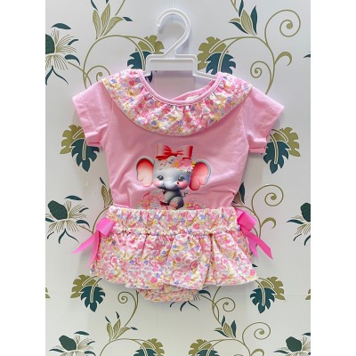 Conjunto Faldita Elefante Patitta