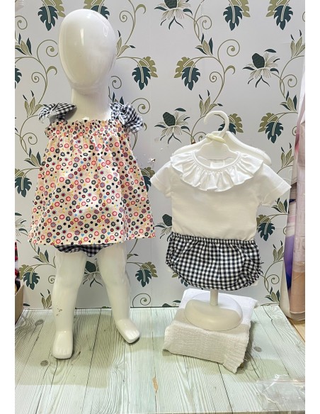 Jesusito Summer Combi Vichy Marino