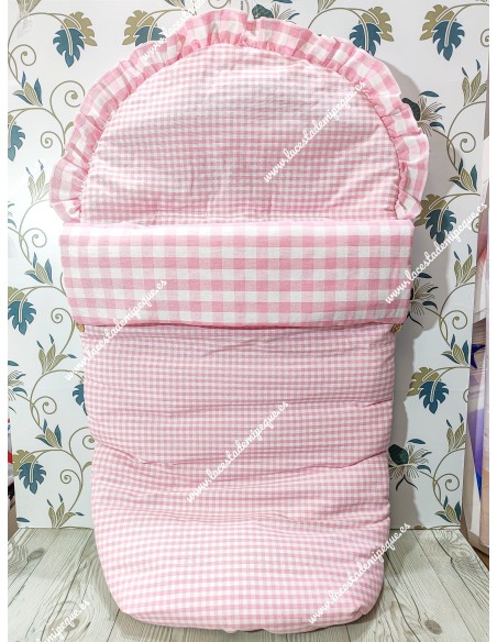 Saco Universal Vichy Rosa Pequeño Combi
