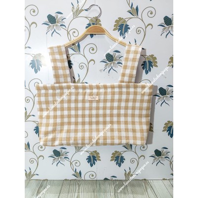 Bolso Minibag Vichy Beige Cuadros-M