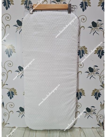 Pack Bolso, Cubrecapazo, Colchoneta, Cojín y Saco Vichy Negro Cuadros-P Combi Plumeti Blanco