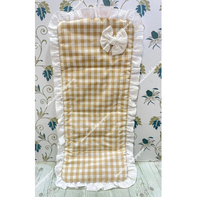 Funda Universal Vichy Beige Cuadros-M Volante Waffle...