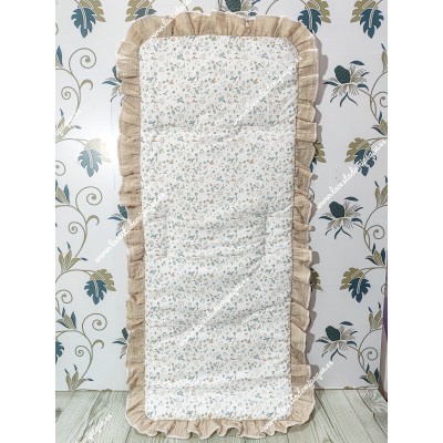 Funda Universal Flores Camel Volante Bambula Beige