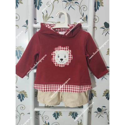 Conjunto Sudadera y Bermuda León Diverchic