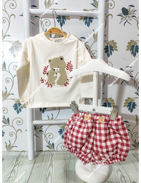 Conjunto Pololo Vichy Ositos Amorosos