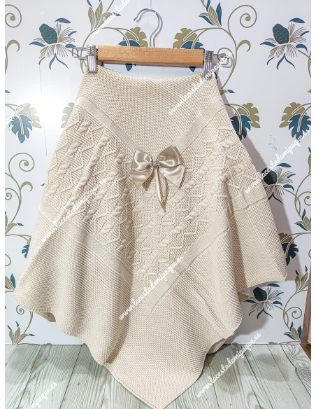 Toquilla Lana Camel Lazo Raso