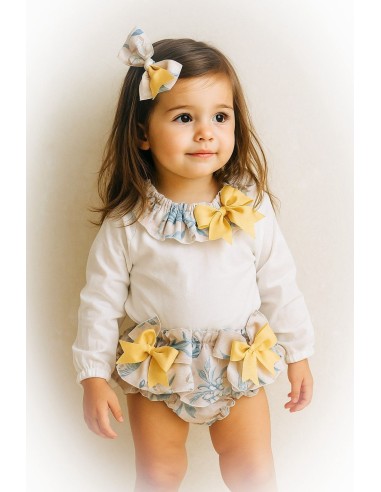 Conjunto Blusa y Faldita Giralda  “Hecho a Mano”
