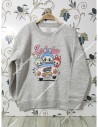 Sudadera Gris Labubu