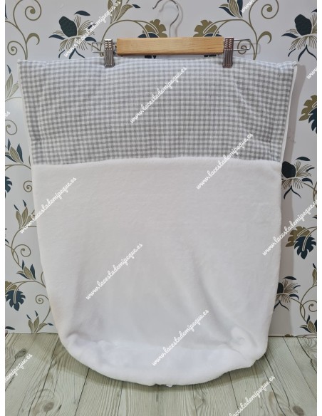 Saco Universal Vichy Gris Pequeño Combi