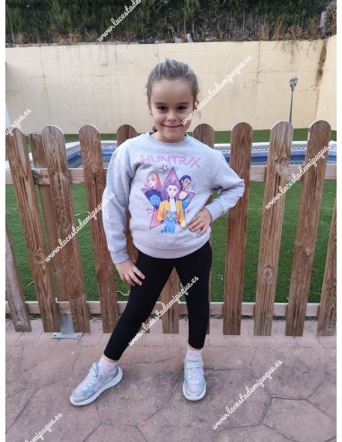 Sudadera Gris K-Pop Demon Hunters