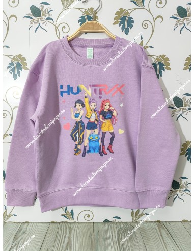 Sudadera Lila K-Pop Demon Hunters