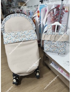 Saco Universal Waffle Camel  Combi Flores Otoñales-C 2