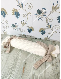 Cojín antivuelco o caramelo Waffle Beige Lazo Waffle camel