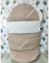 Saco Universal Waffle Camel  Combi Flores
