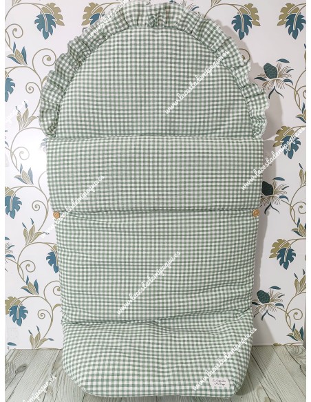 Saco Universal Vichy Verde Oliva Cuadros-P