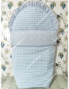 Saco Universal Vichy Celeste Cuadros-P Combi liberty celeste