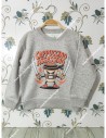 Sudadera Gris Brainrots