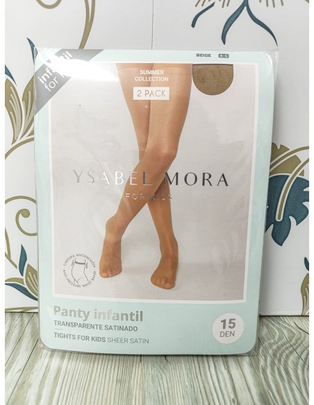 Pack 2 Panty Infantil 15DEN Ysabel Mora