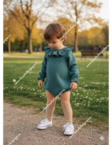 Pelele Bambula Verde Esmeralda M/L
