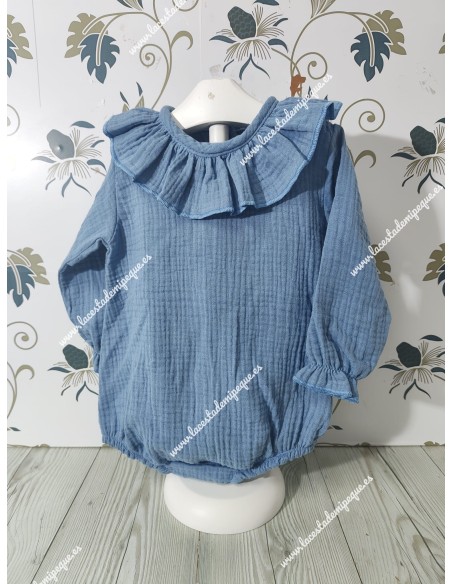 Pelele Bambula Azul Denim M/L