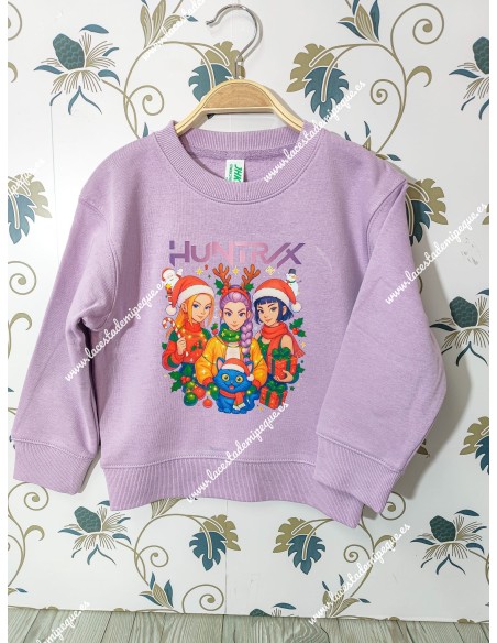 Sudadera Lila K-Pop Demon Hunters