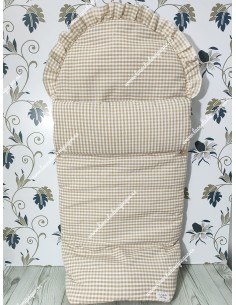 Saco Universal Vichy Beige Pequeño 2