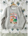 Sudadera gris K-Pop Saja Boys navidad