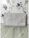 Cambiador Waffle gris e interior en tejido de rizo impermeable