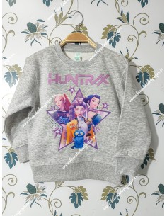 Sudadera Gris K-Pop Demon Hunters