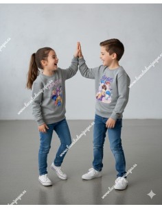 Sudadera Gris K-Pop Demon Hunters 2